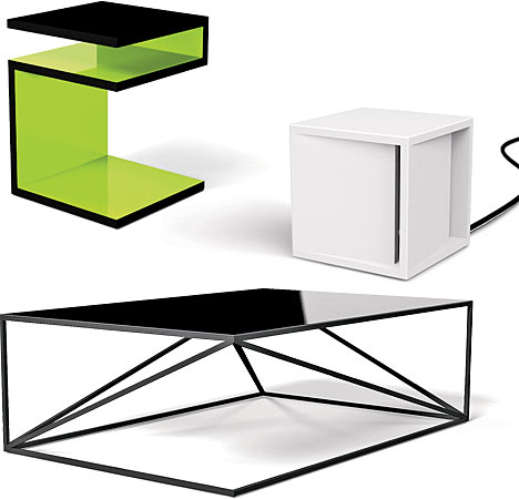 Geometric furniture designs by T.J. O'Keefe