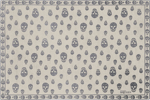 Alexander McQueen skull rug