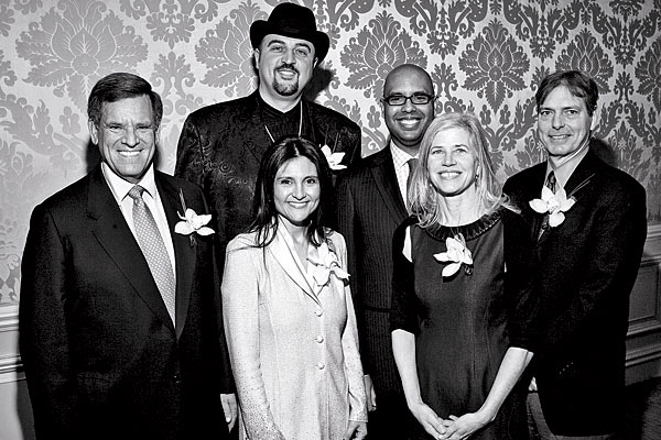 The six recipients at the Chicagoans of the Year luncheon
