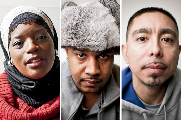 Stars of The Interrupters: Ameena Matthews, Cobe Williams, and Eddie Bocanegra