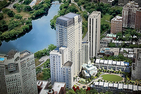 Lucien Lagrange-designed condos, located in Lincoln Park