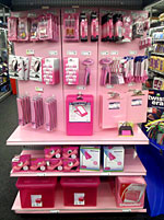 Breast cancer awareness office supplies from Staples