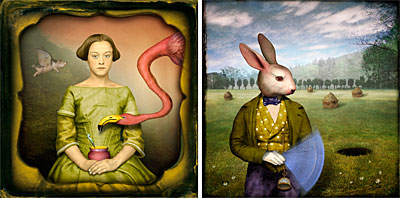 Art inspired by 'Alice in Wonderland' by Maggie Taylor