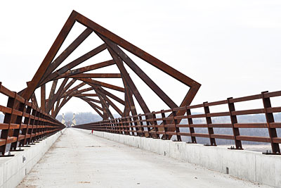 High Trestle Trail Bridge, located in Iowa