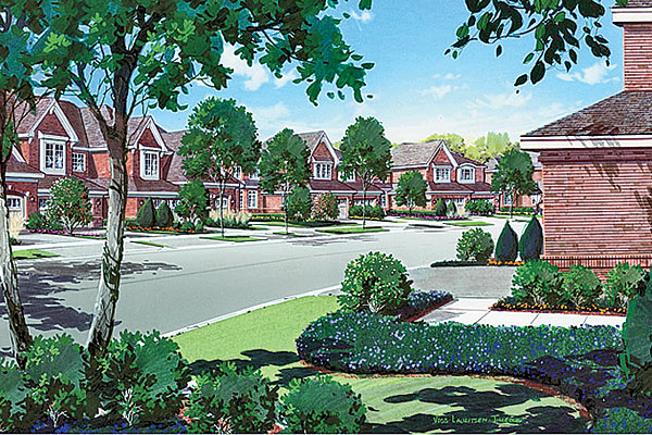 An illustration of Meadow Ridge, located in Northbrook