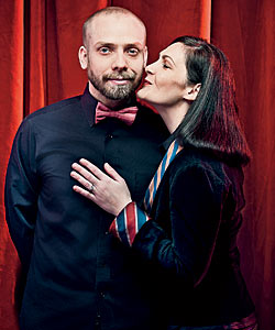 Stage-couple-turned-real-life-couple Matt Hawkins and Stacy Stoltz