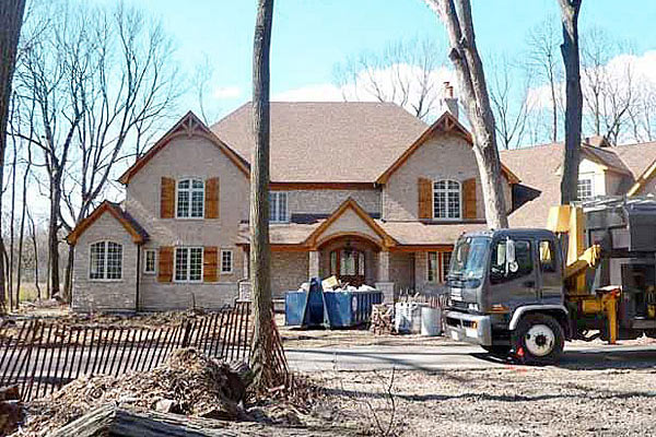 A custom-built home in Libertyville