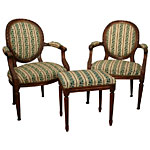 A set of chairs from Barley Twist