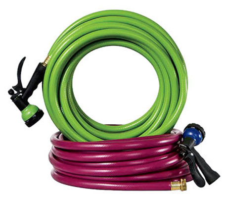 A brighter way to water: Room Essentials 50-foot garden hose
