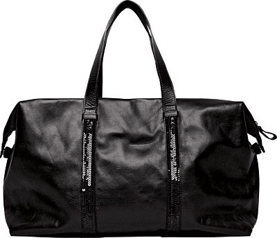 Vanessa Bruno sequin-embellished leather duffel