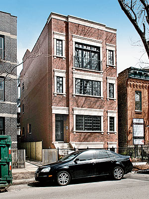 A new condo building in Lincoln Park, located on North Racine