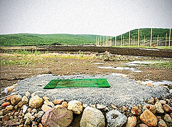 The golf course at Inuvik