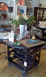 Items on display at White Birch Trading Co.