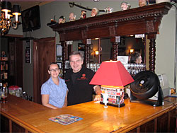 Susan and Joe Heinen at the bar