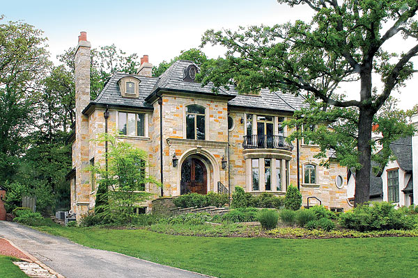 A house in Hinsdale, designed by Frank and Mike Hojjat