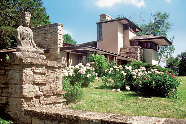 Taliesen, Frank Lloyd Wright's summer home, located in Spring Green, Wisconsin