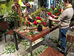 A floral class at Sprout Home