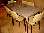 A vintage dining set from An Orange Moon