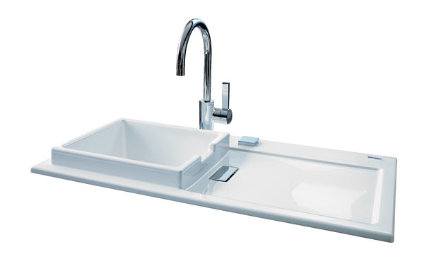 Starck K kitchen sink for Duravit.