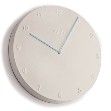 Ora ceramic clock by Birgitte Due Madsen and Jonas Trampedach for Kähler