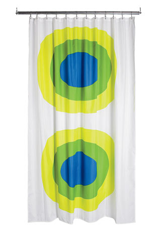 Mari­mekko Melooni polyester shower curtain