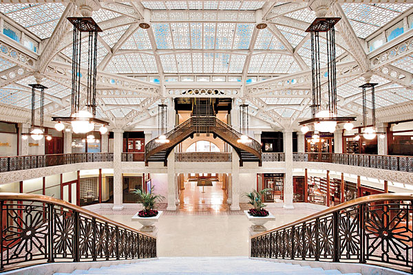 The marble interior of The Rookery