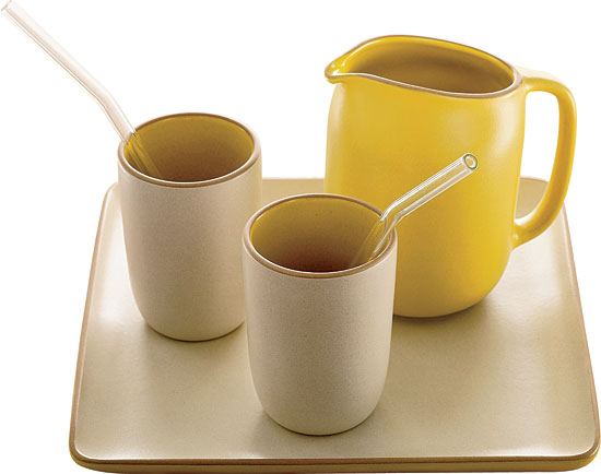 Heath Ceramics iced-beverage set