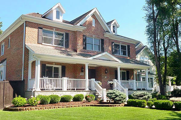 The former home of former Blackhawk Brent Sopel, located in Hinsdale