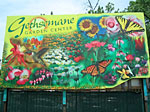 The Gethsemane Garden Center sign