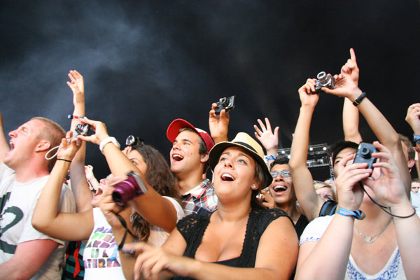 The crowd at Lollapalooza 2011