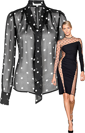 STELLA McCARTNEY dress and L.K. BENNETT blouse