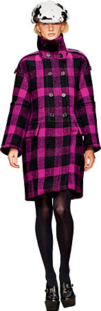 Plaid BURBERRY coat