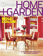 The front cover of the September-October issue of Chicago Home + Garden