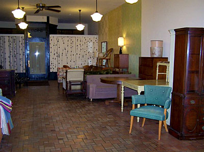 Various furniture items on display at Twice