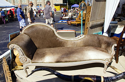 A piece of furniture at Randolph Street Market