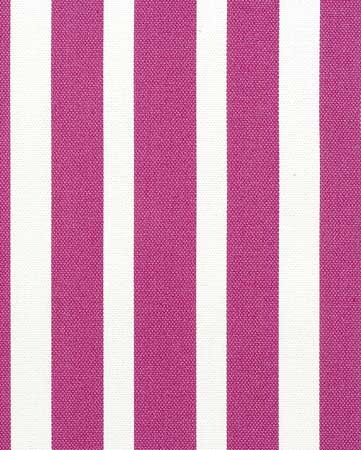 Marina Stripe acrylic fabric in fuchsia, available $74 per yard at Lee Jofa (through designers), Merchandise Mart. 