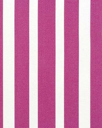 Marina Stripe acrylic fabric in fuchsia, available $74 per yard at Lee Jofa (through designers), Merchandise Mart. 