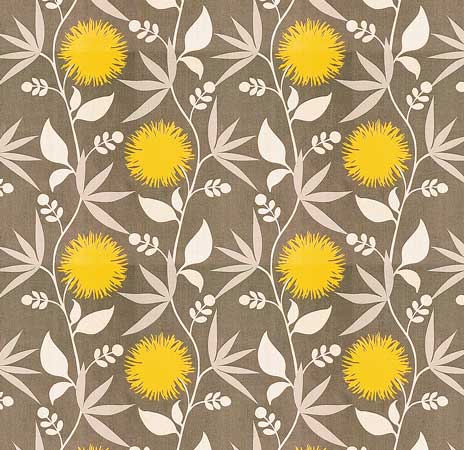 Dahlia cotton fabric in Dove, $29.59 per yard, at Calico Corners. 