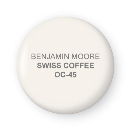 Swiss Coffee paint by Benjamin Moore