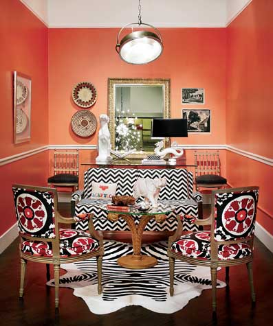 Space519 area decorated in Gypset style
