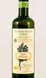 A bottle of extra virgin olive oil