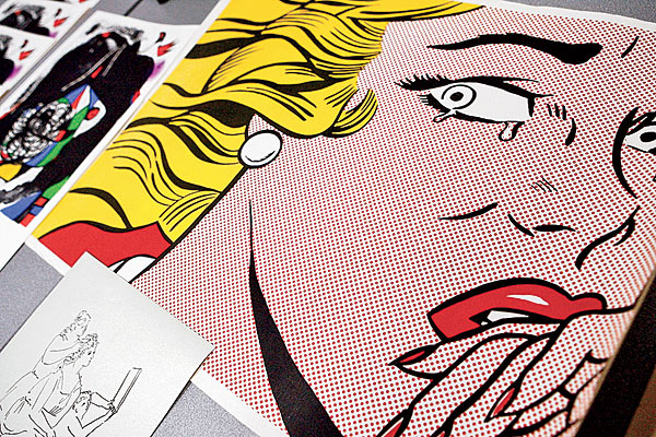 A counterfeit Lichtenstein print