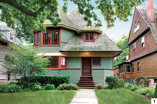 An early Frank Lloyd Wright home in Oak Park