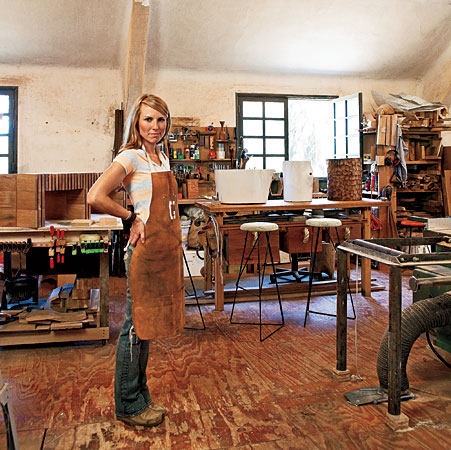 Woodworker-welder Greta de Parry
