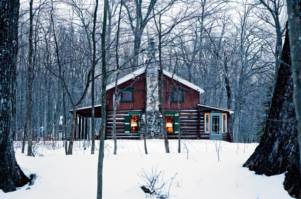 Patrick McGuire’s family’s 1917 log cabin