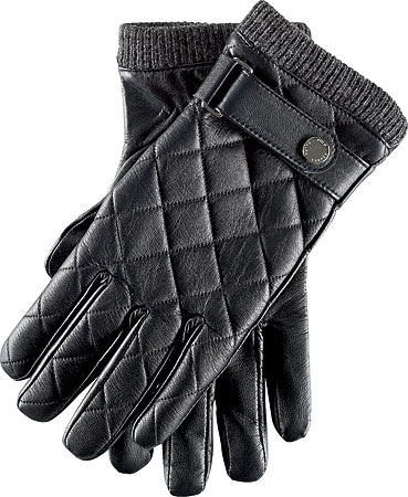 Ralph Lauren lambswool and leather gloves