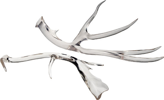 Lucite antlers