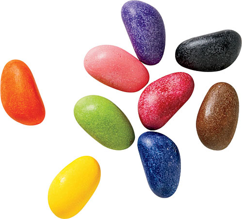 Pebble-shaped crayons made from all-natural materials