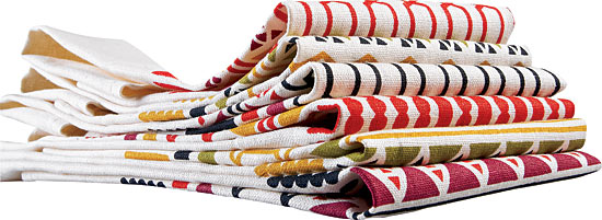 Locally made tea towels