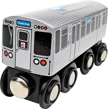 CTA-inspired toy train car